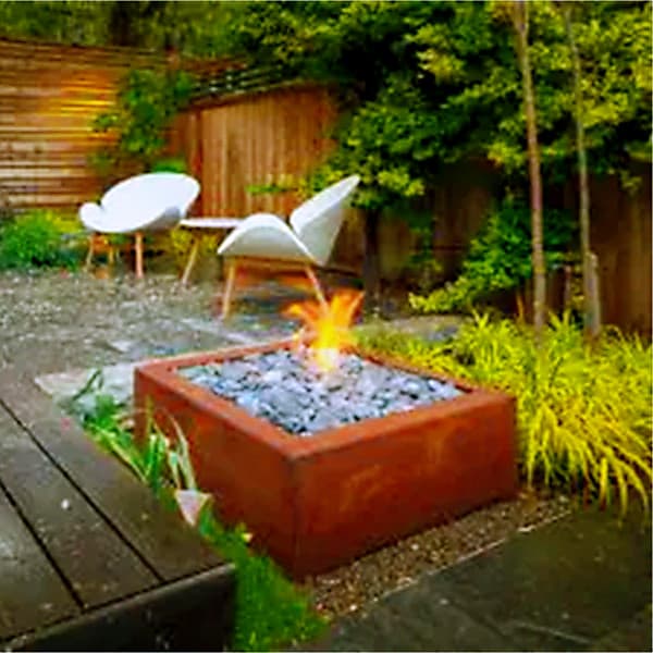 Minimalism Corten Steel Fire Pit Factory